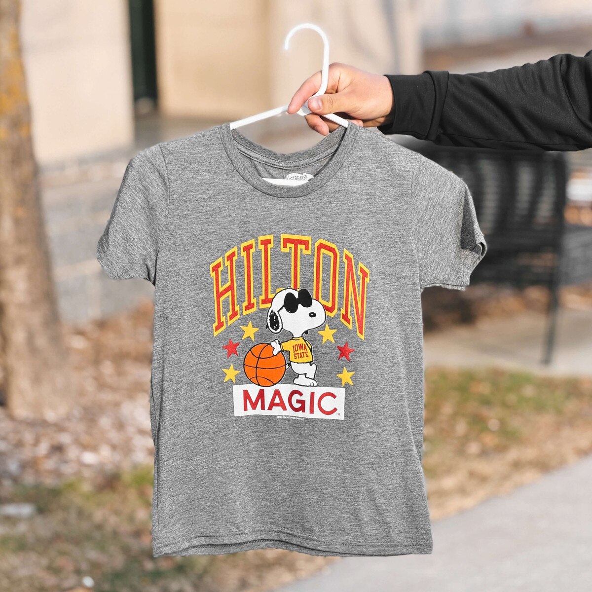 Peanuts & Iowa State Youth Cardinal Hilton Magic T-Shirt
